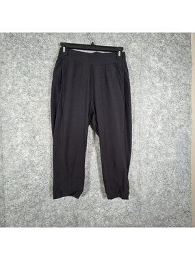 Lululemon Women's Align Cropped Athletic Pants Black Active Workout